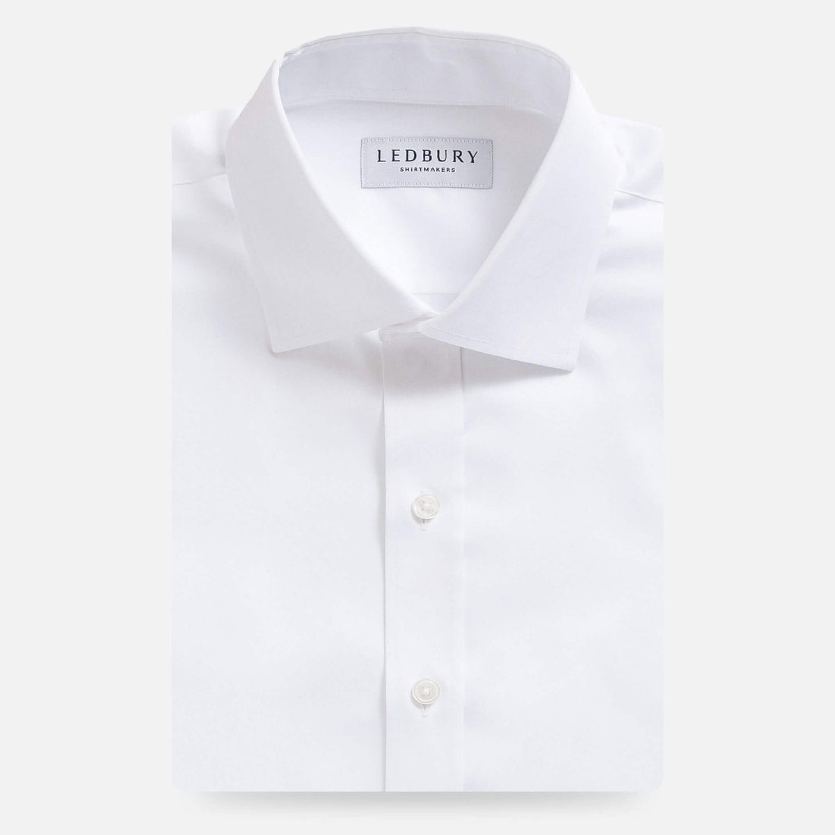 The White Madison Fine Twill Custom Shirt – Ledbury