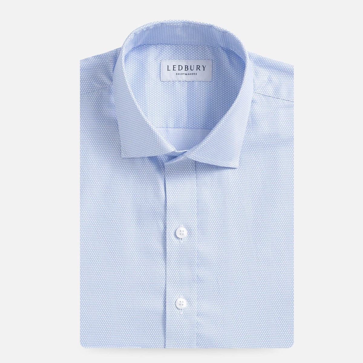 The Medium Blue Stanley Print Custom Shirt – Ledbury