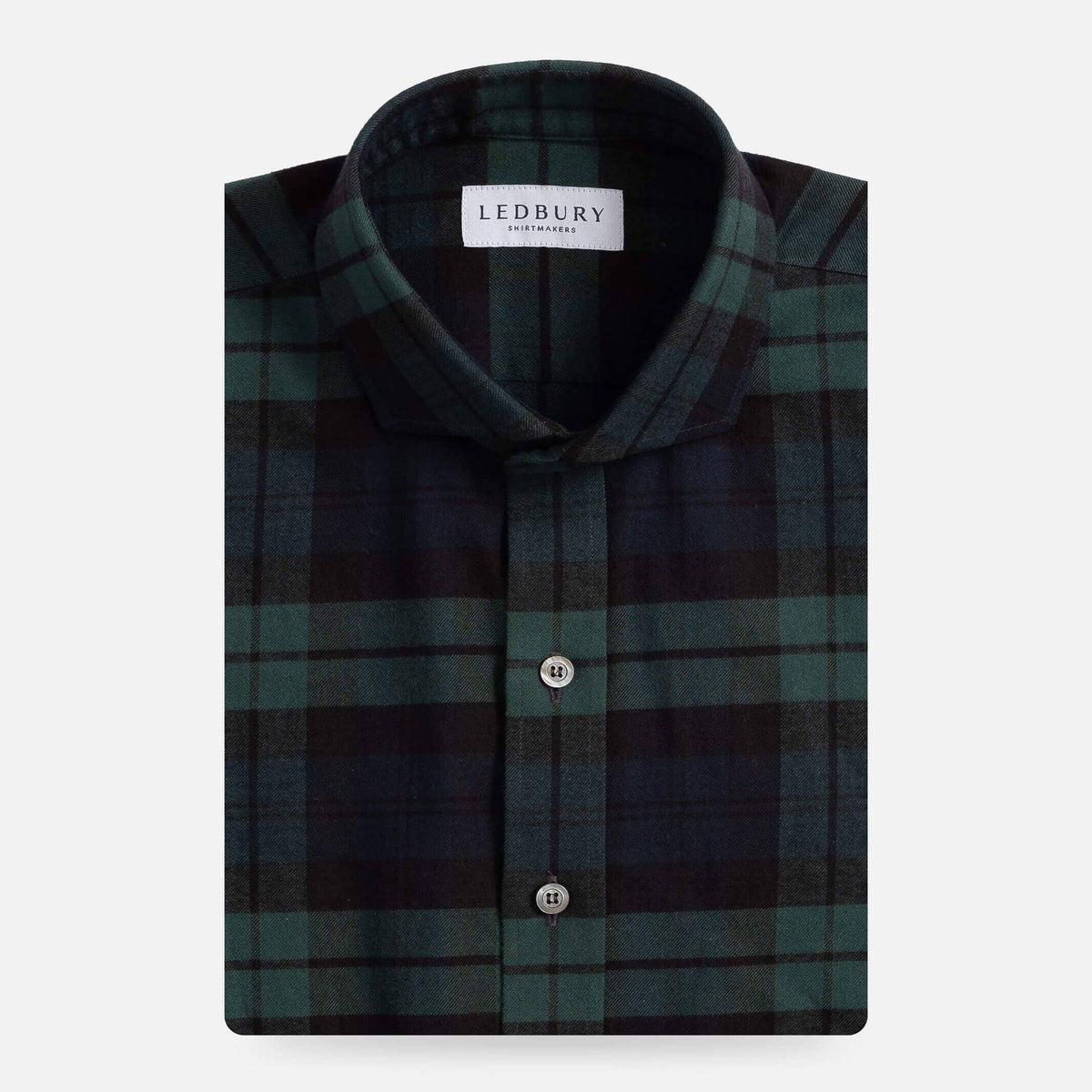 The Navy Gibbs Flannel Custom Shirt – Ledbury