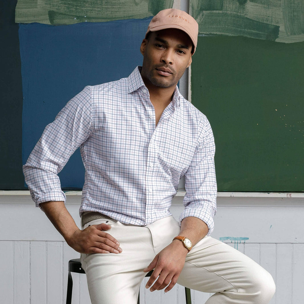 Ledbury Clay Washed Twill Hat Accessories- Ledbury