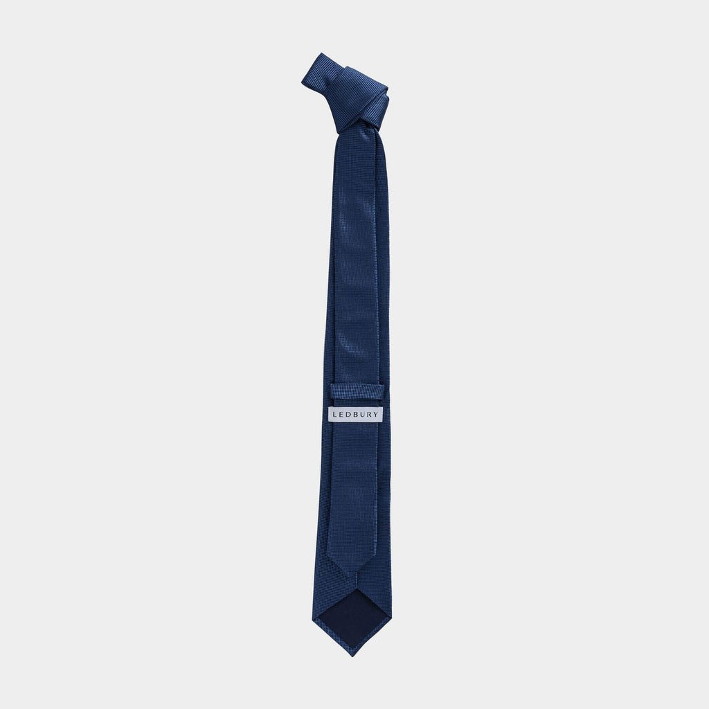 The Blue Barone Silk Tie Tie- Ledbury