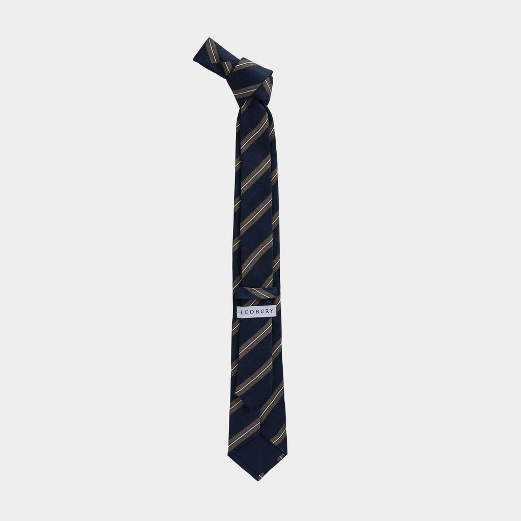 The Blue Leone Silk Tie Tie- Ledbury