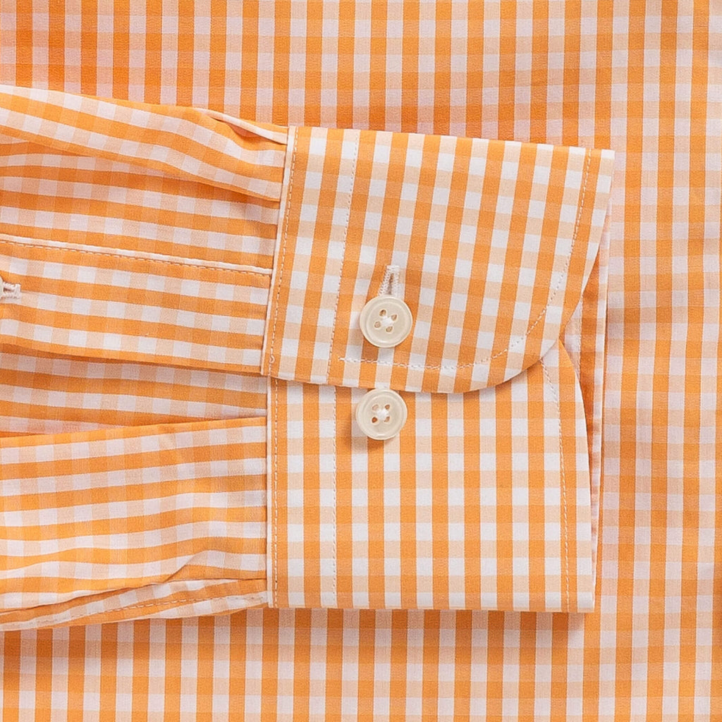 The Orange Bagley Gingham Dress Shirt Dress Shirt- Ledbury