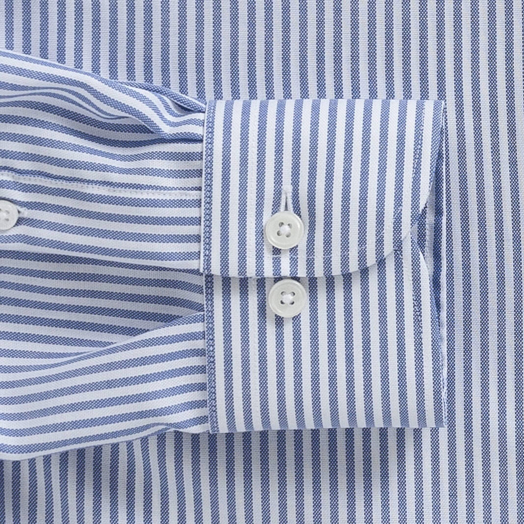 The Blue Deblin Oxford Stripe Dress Shirt Dress Shirt- Ledbury