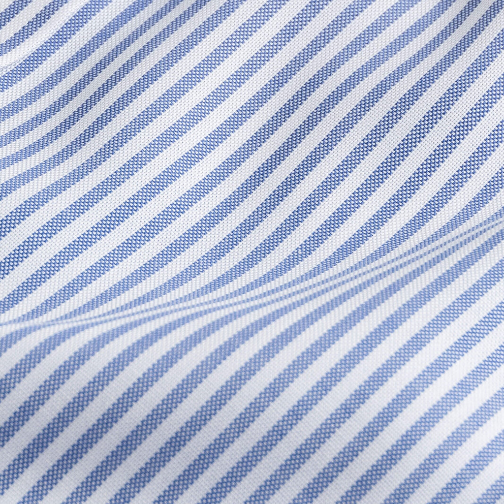 The Blue Deblin Oxford Stripe Dress Shirt Dress Shirt- Ledbury