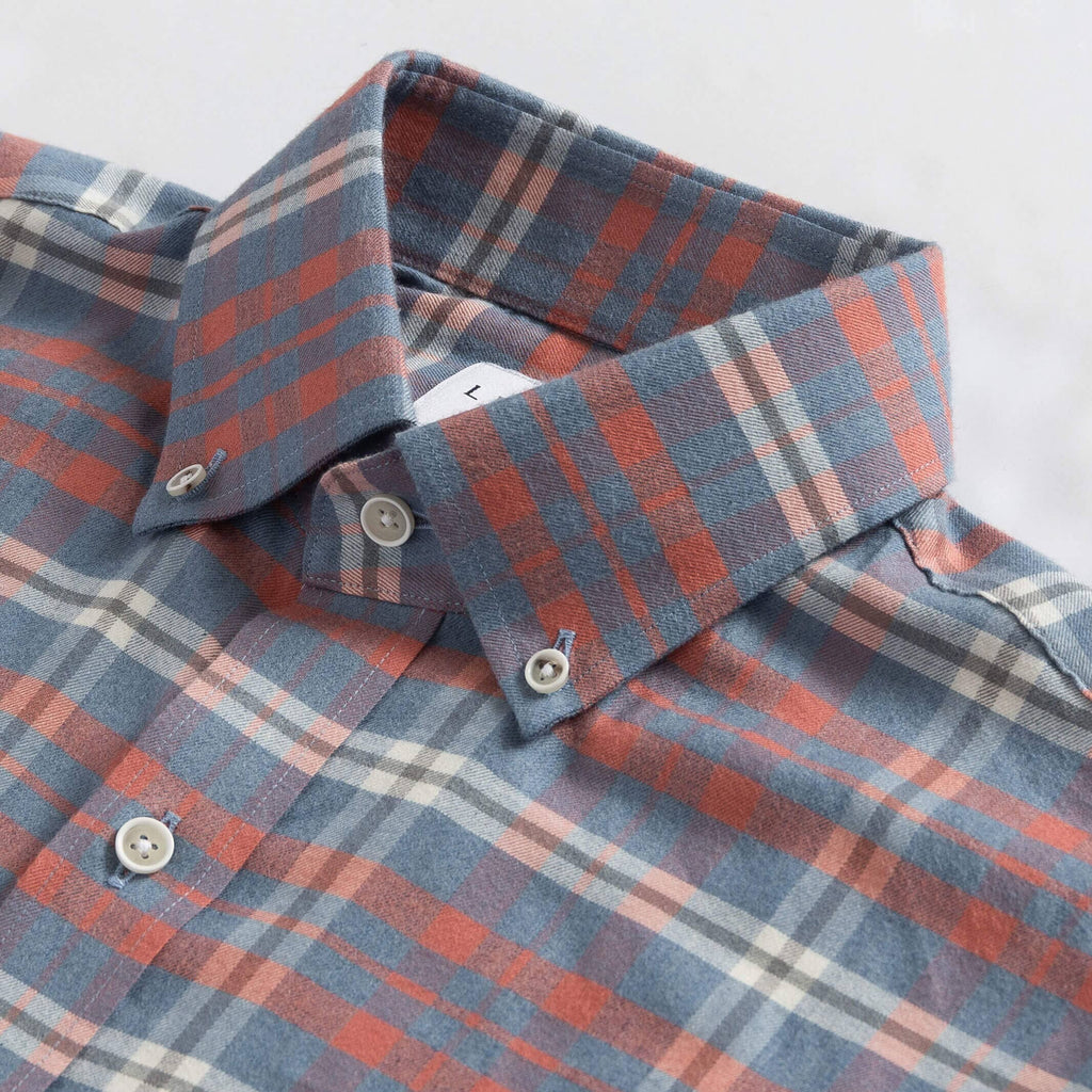 The Guava Hartford Stretch Plaid Casual Shirt Casual Shirt- Ledbury