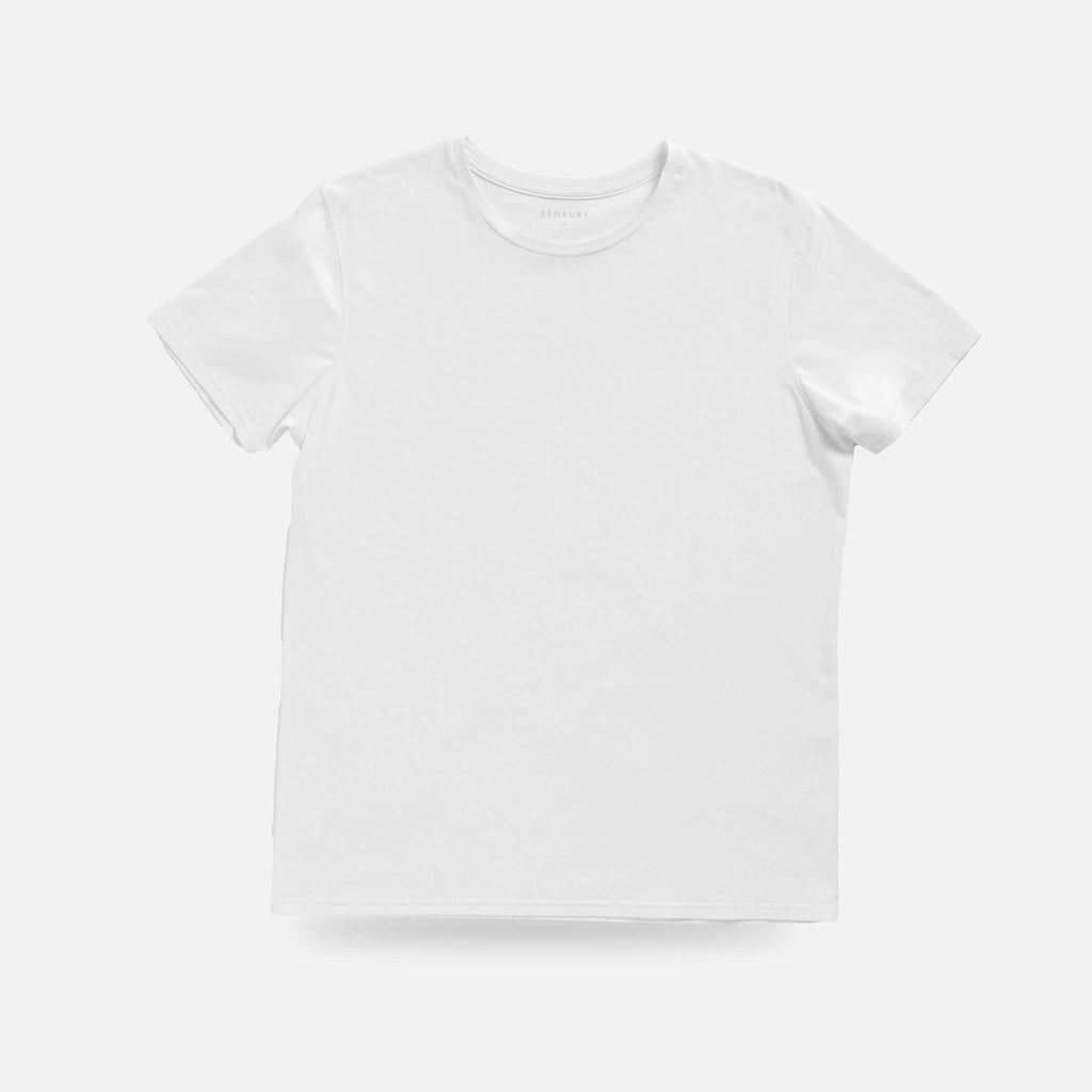 The White Crew Neck Undershirt Custom Undershirt- Ledbury