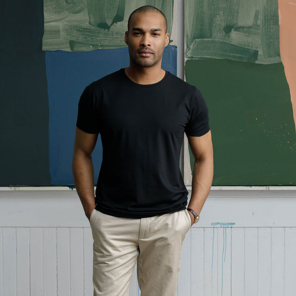 The Black Crew Neck Undershirt Ledbury