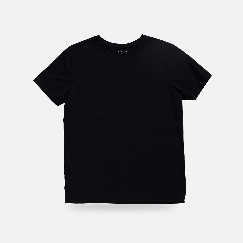 The Black Crew Neck Undershirt Custom Undershirt- Ledbury