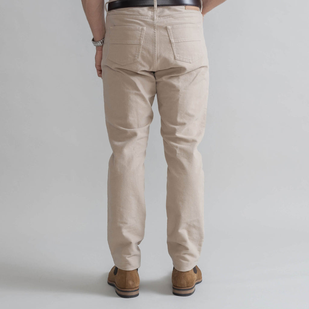 The Tan Moleskin Franklin 5 Pocket Custom Pant Custom Pant- Ledbury