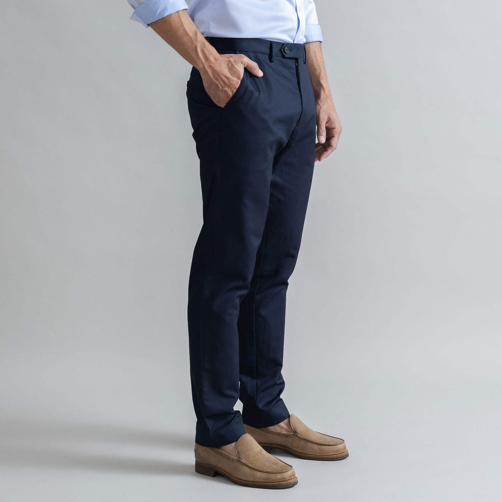 The Navy All Season Richmond Dress Chino Custom Pant Custom Pant- Ledbury