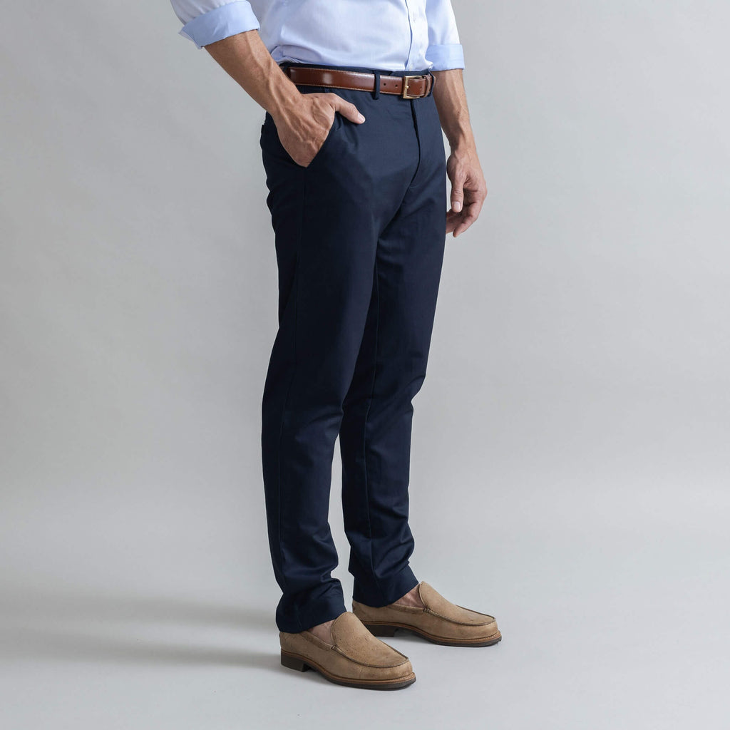 The Navy All Season Richmond Dress Chino Custom Pant Custom Pant- Ledbury