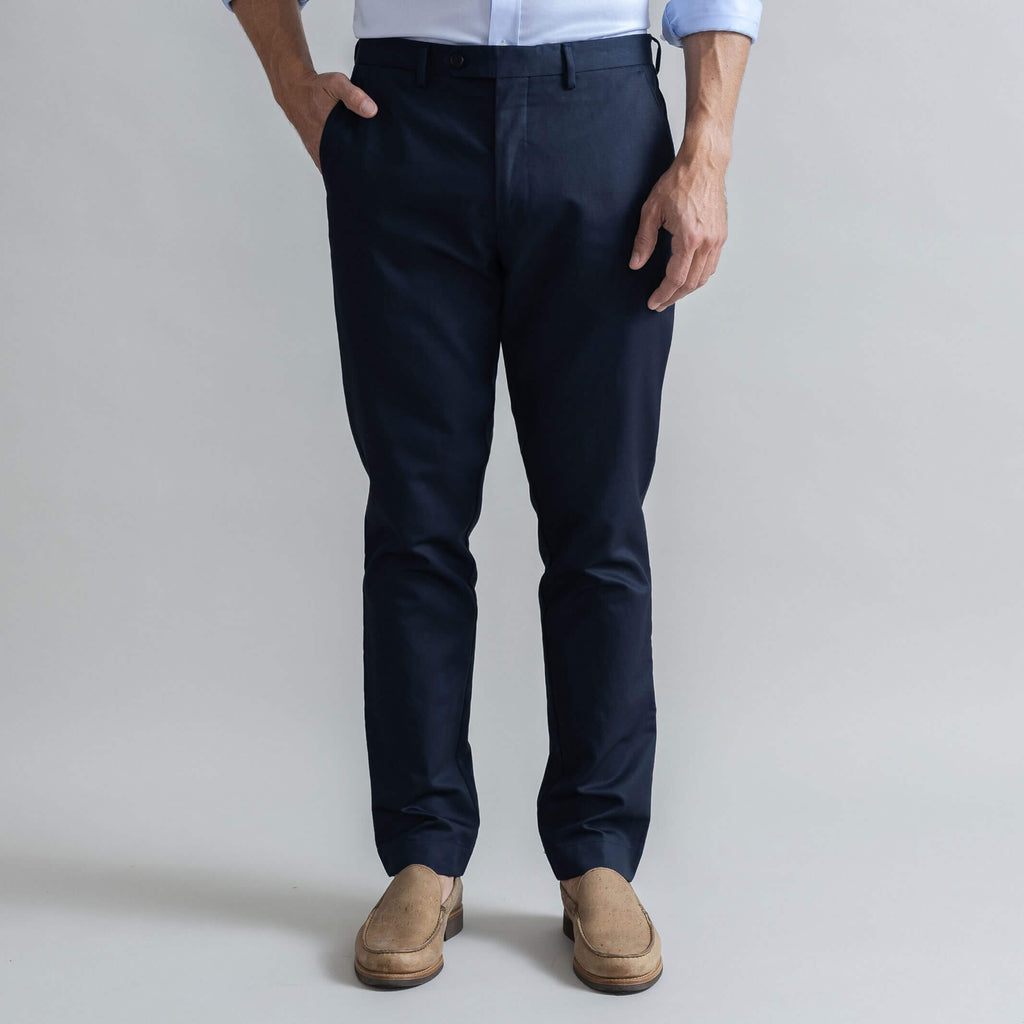 The Navy All Season Richmond Dress Chino Custom Pant Custom Pant- Ledbury