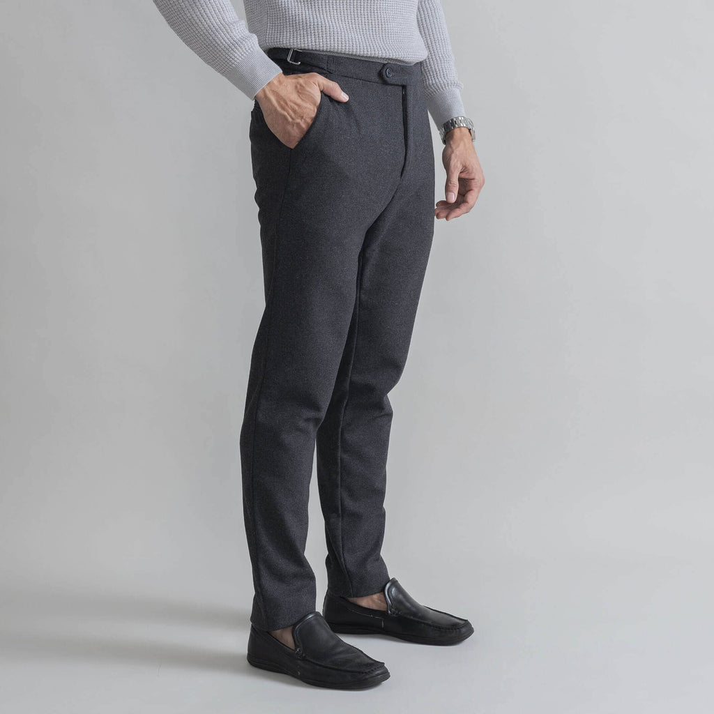 The Charcoal Wool Richmond Dress Chino Custom Pant Custom Pant- Ledbury