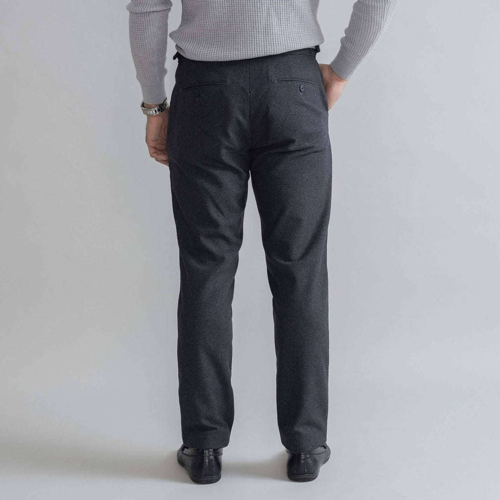 The Charcoal Wool Richmond Dress Chino Custom Pant Custom Pant- Ledbury