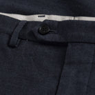 The Dark Navy Brushed Cotton Richmond Dress Chino Custom Pant Custom Pant- Ledbury