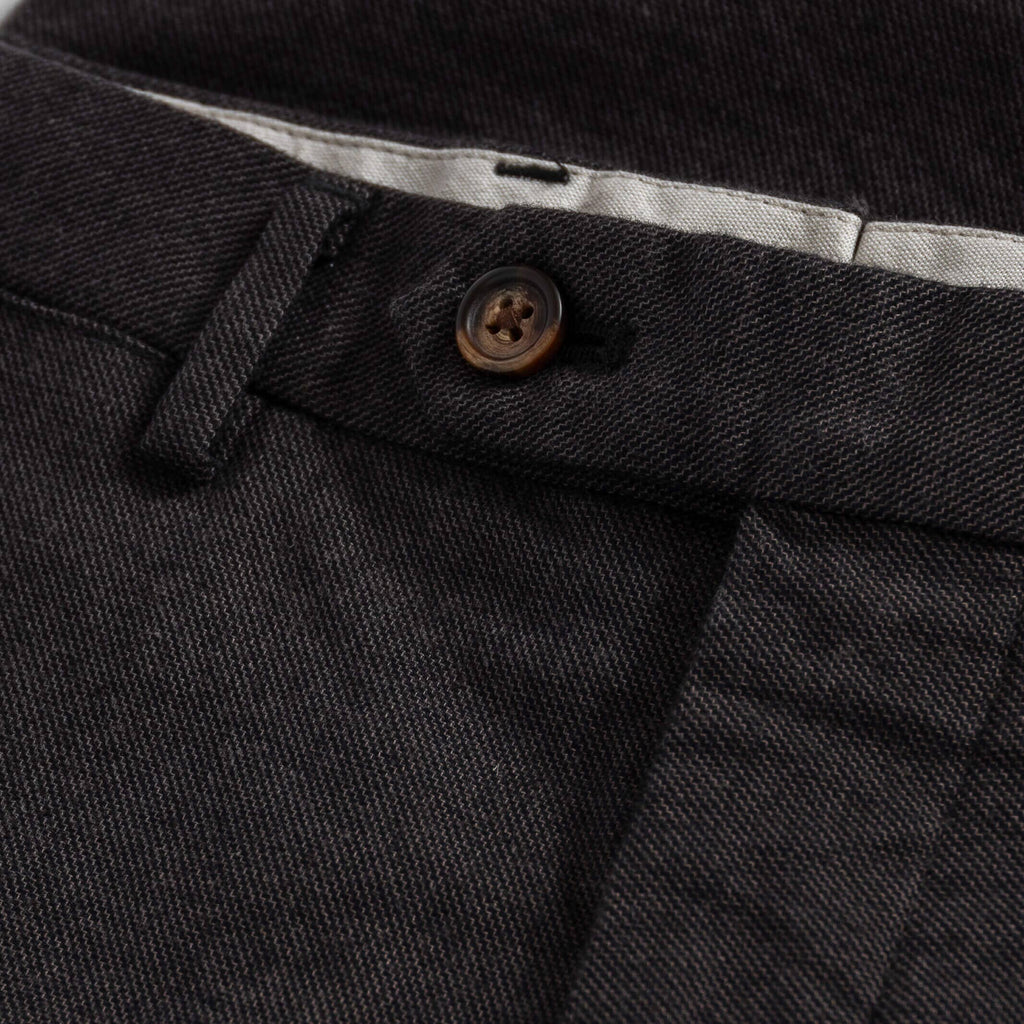 The Dark Brown Brushed Cotton Richmond Dress Chino Custom Pant Custom Pant- Ledbury