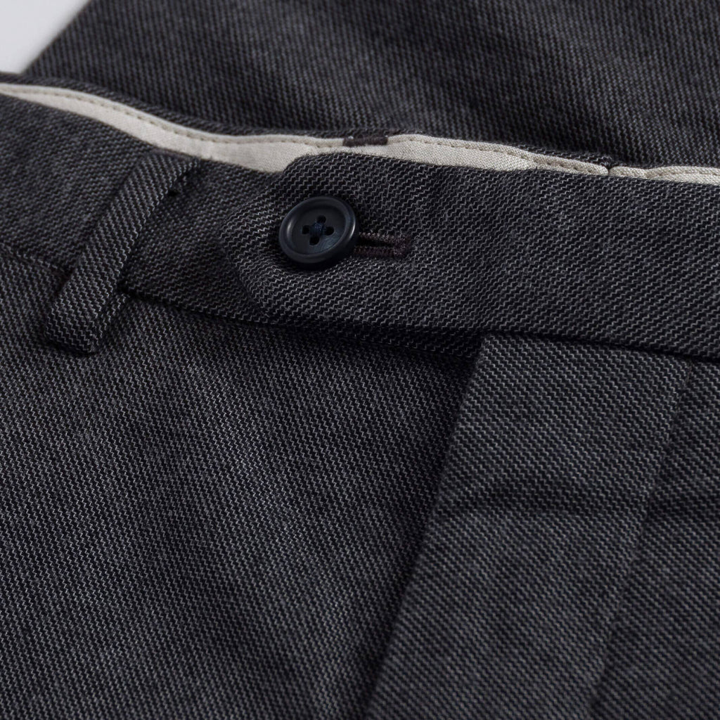 The Dark Grey Brushed Cotton Richmond Dress Chino Custom Pant Custom Pant- Ledbury