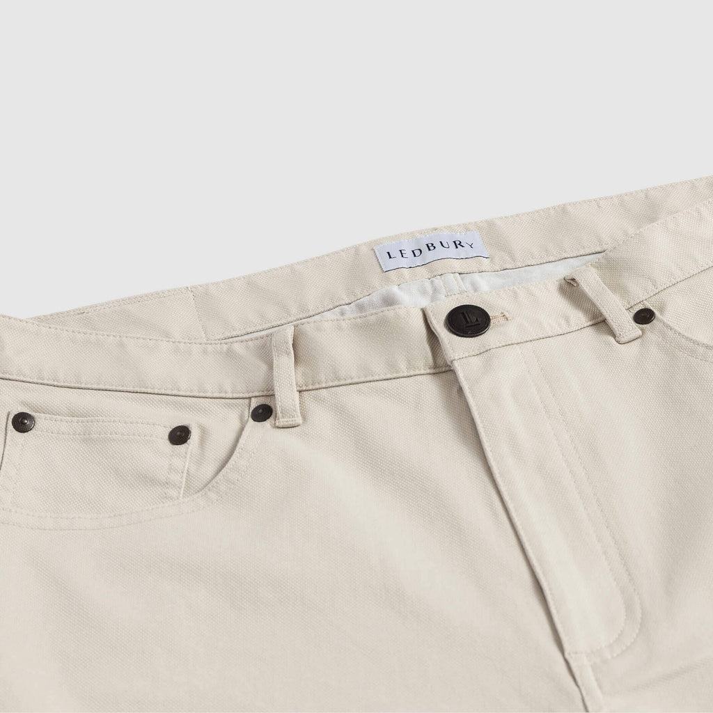 The Tan Stretch Canvas Franklin 5 Pocket Custom Pant Custom Pant- Ledbury