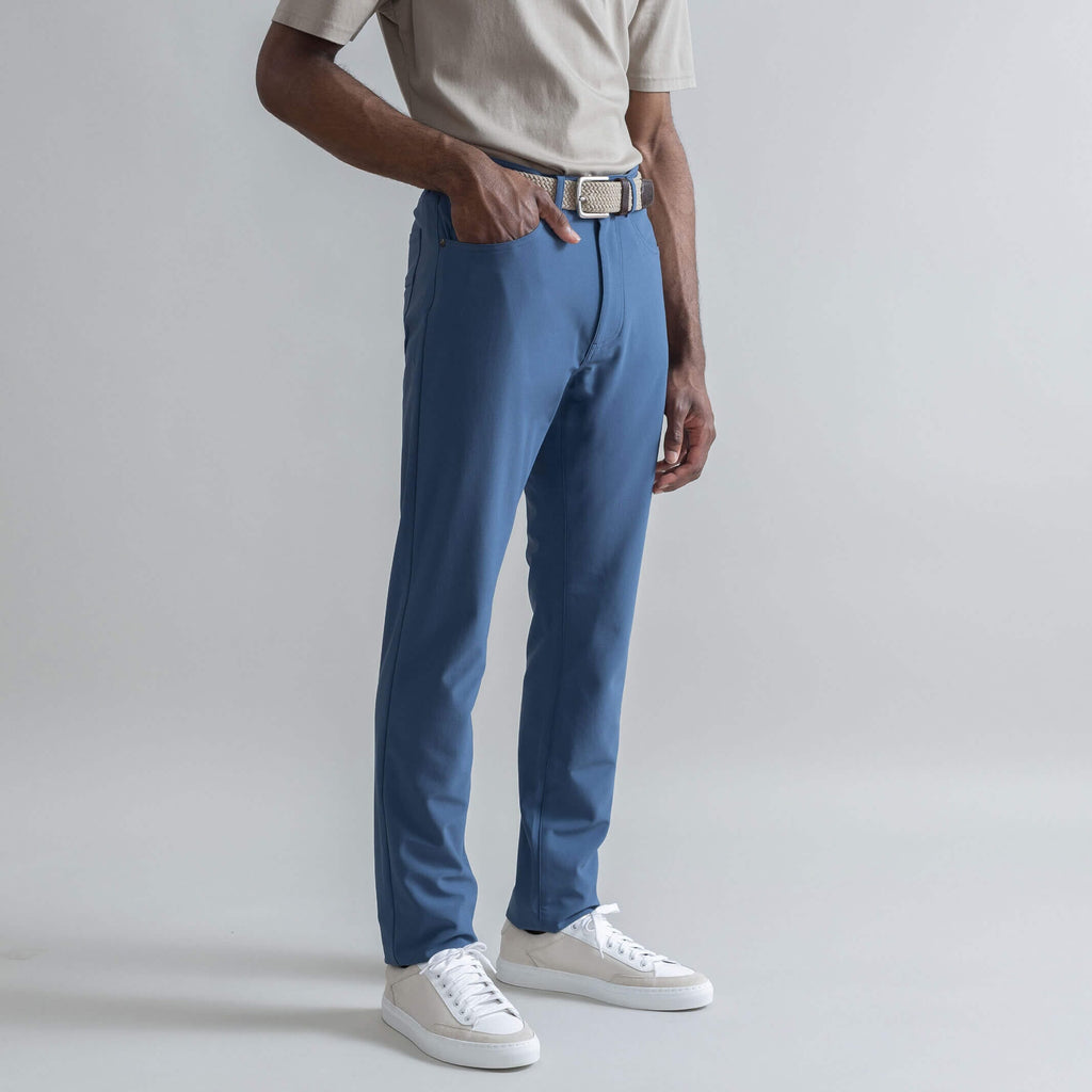 The Blue Performance Stretch Franklin 5 Pocket Custom Pant Custom Pant- Ledbury