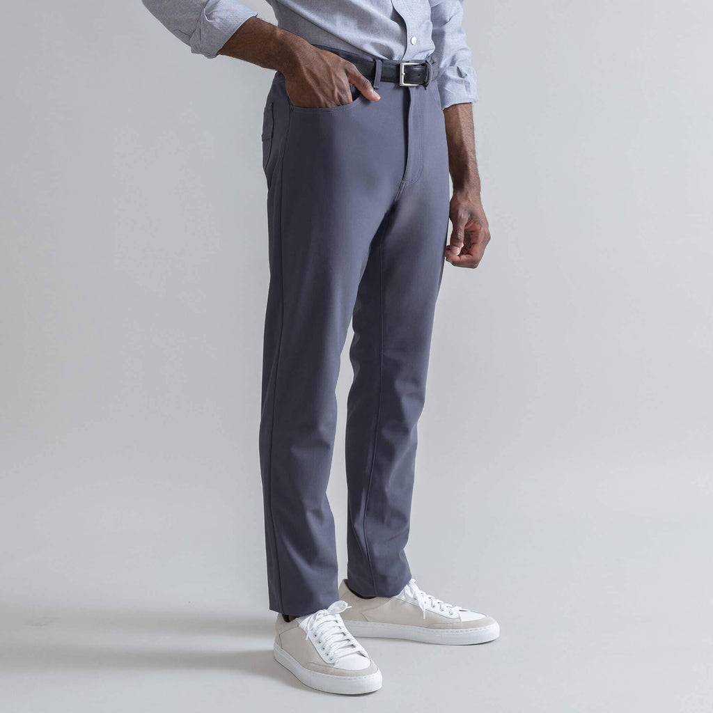 The Dark Grey Performance Stretch Franklin 5 Pocket Custom Pant Custom Pant- Ledbury