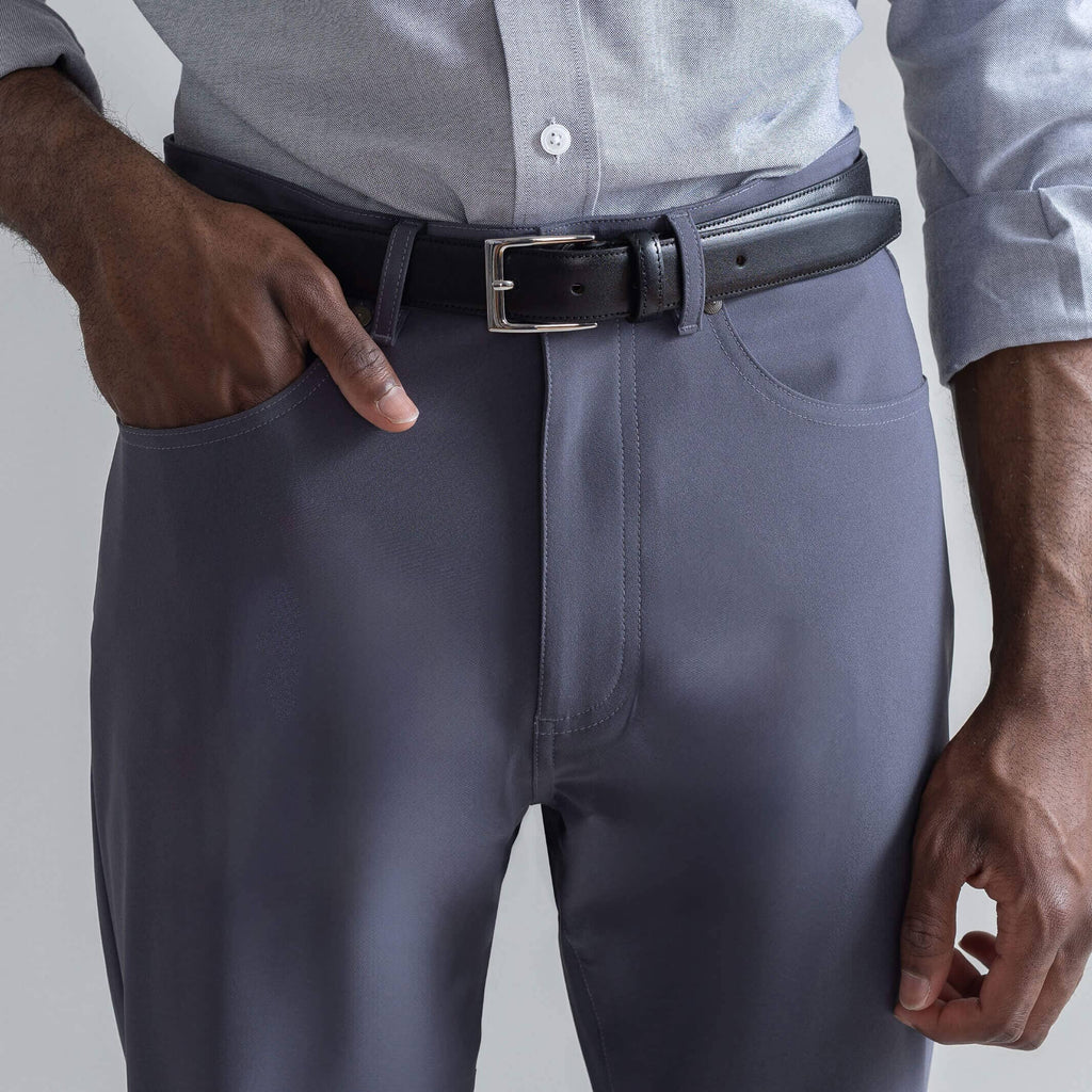 The Dark Grey Performance Stretch Franklin 5 Pocket Custom Pant Custom Pant- Ledbury