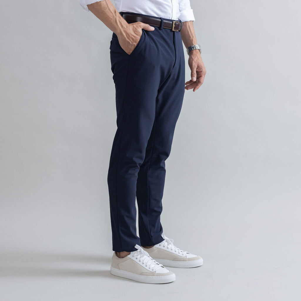 The Navy Performance Stretch Richmond Chino Custom Pant Custom Pant- Ledbury