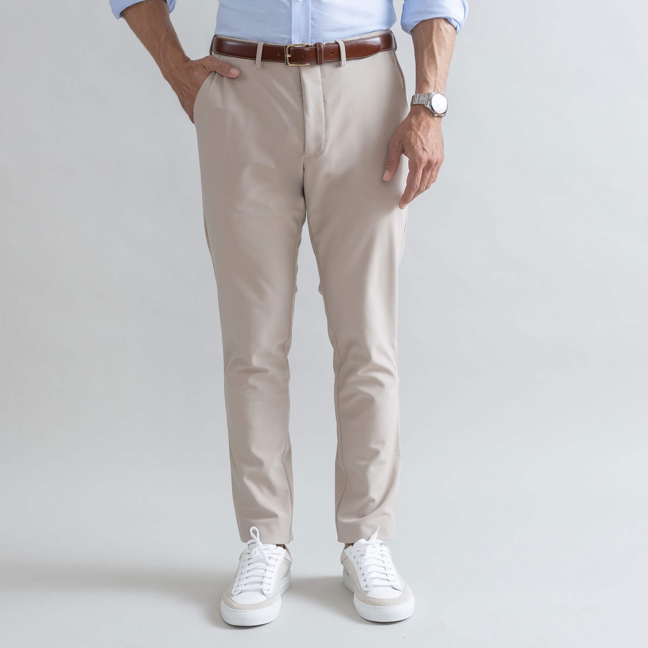 The Tan Performance Stretch Richmond Chino Custom Pant Custom Pant- Ledbury