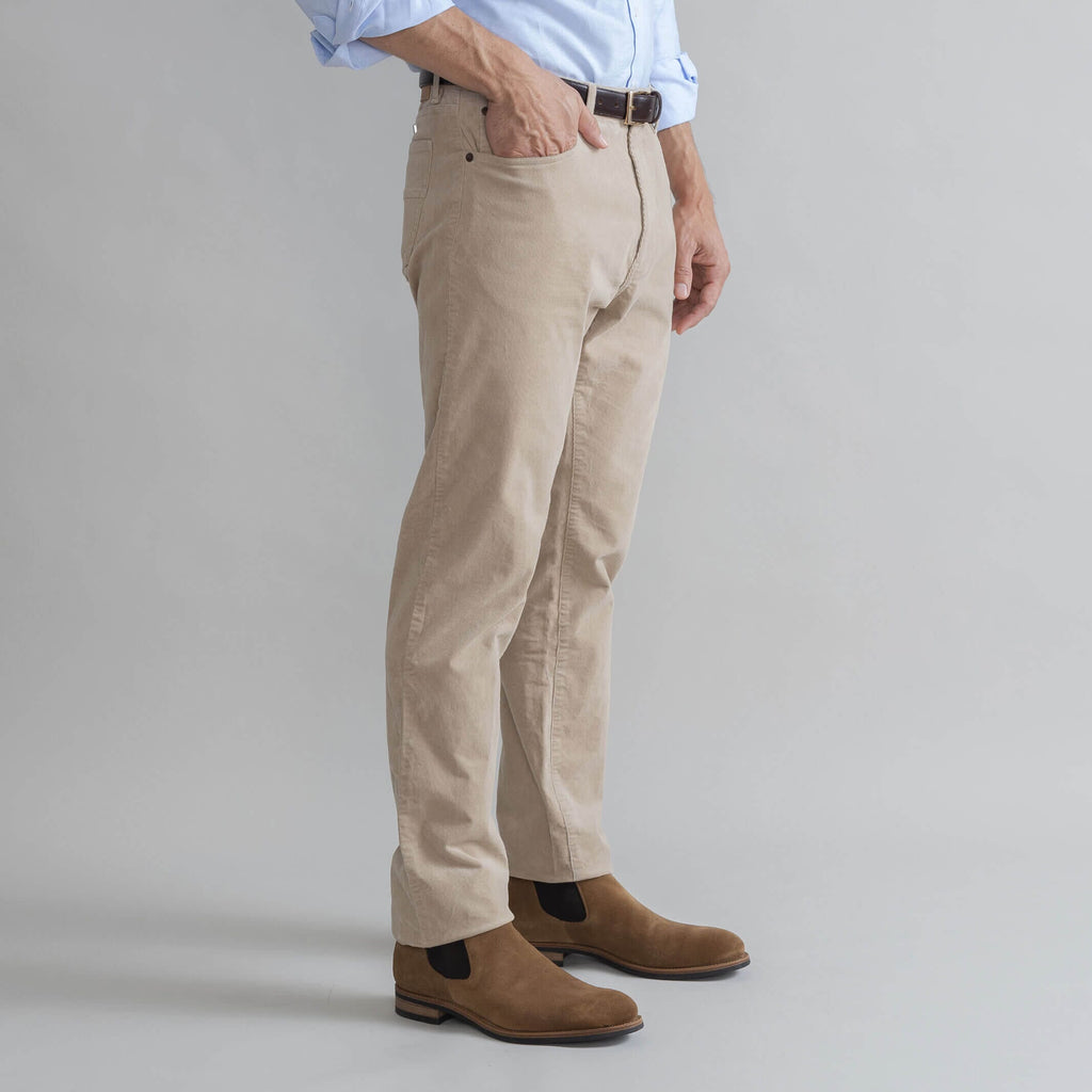 The Tan Corduroy Franklin 5 Pocket Custom Pant Custom Pant- Ledbury