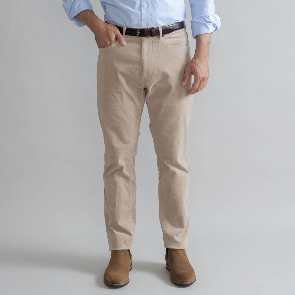 The Tan Corduroy Franklin 5 Pocket Custom Pant Custom Pant- Ledbury