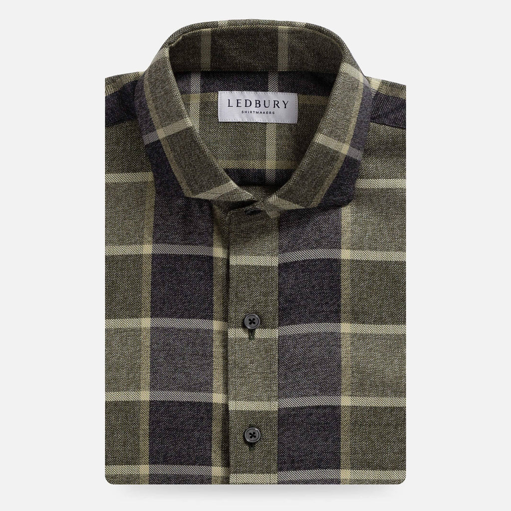 The Sage Hartmann Flannel Custom Shirt Custom Casual Shirt- Ledbury