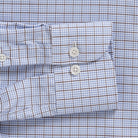 The Brown Kent Windowpane Custom Shirt Custom Dress Shirt- Ledbury