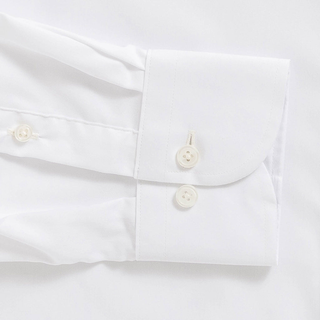 The White Journey Flex Performance Custom Shirt Custom Dress Shirt- Ledbury