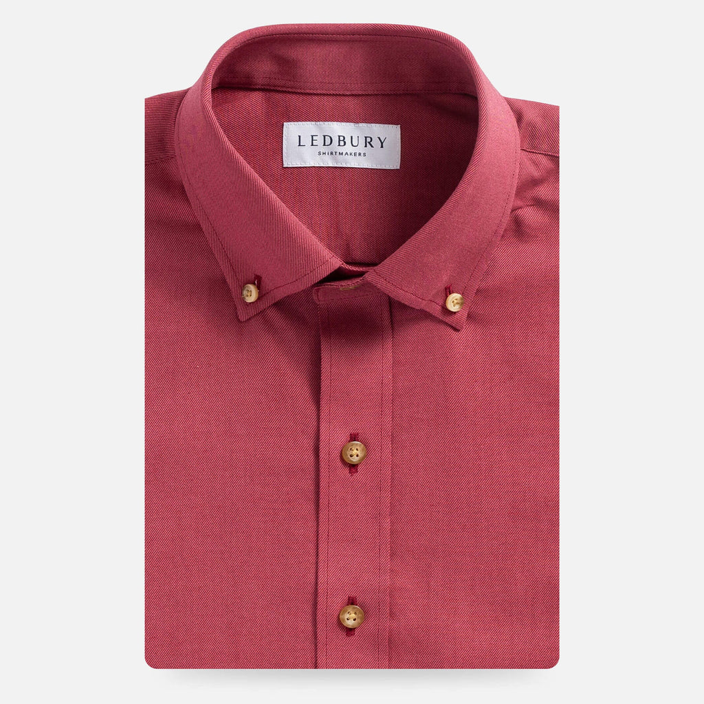 The Redwood Malone Washed Twill Custom Shirt Custom Casual Shirt- Ledbury