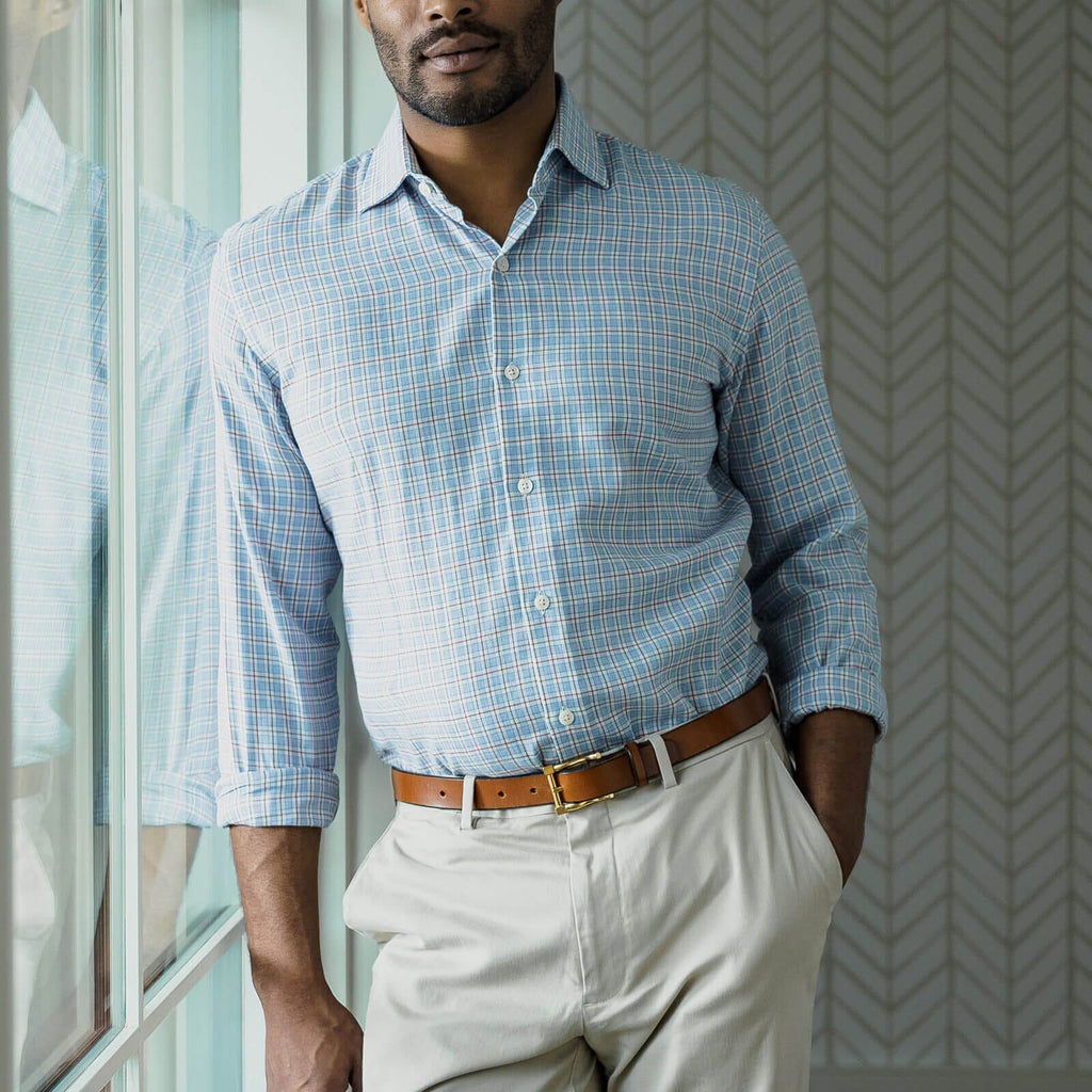 The Currant Bradford Check Custom Shirt Custom Casual Shirt- Ledbury