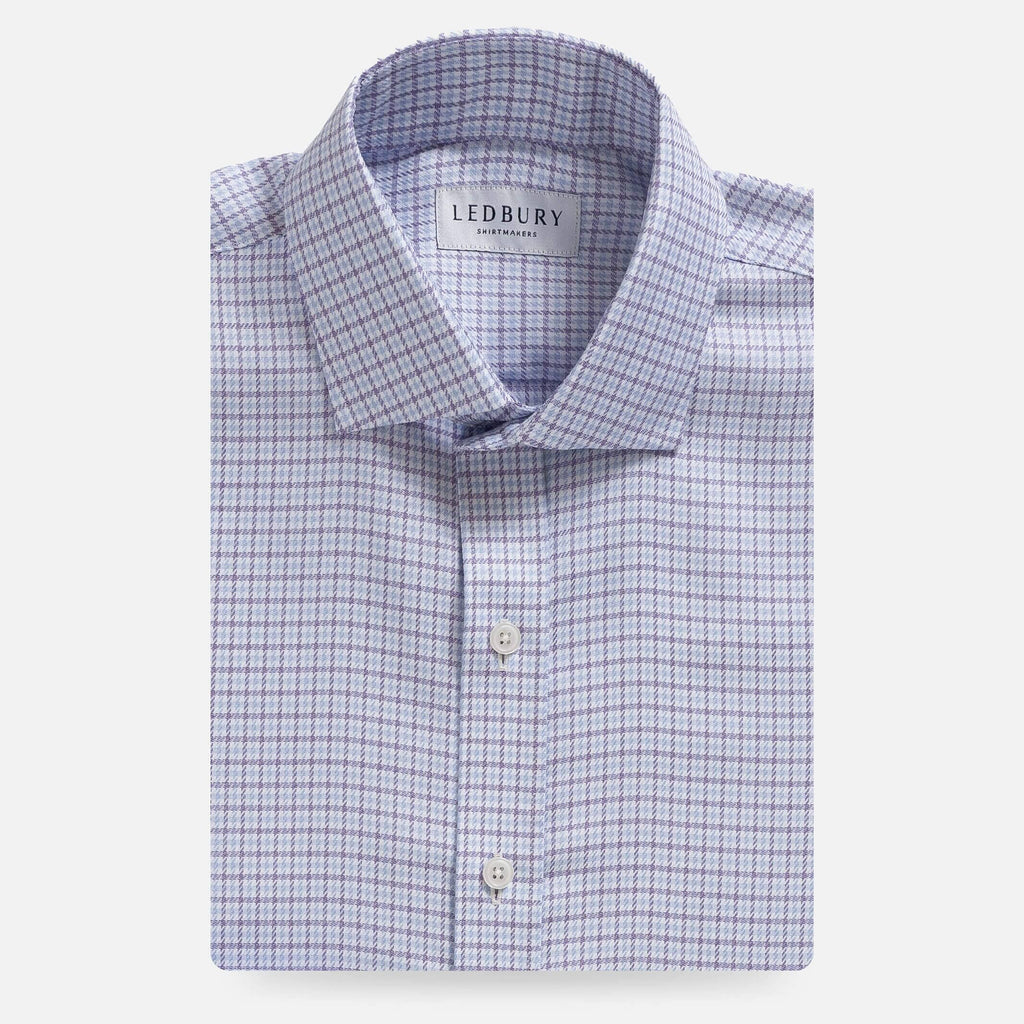 The Purple Carrington Non Iron Twill Custom Shirt Custom Dress Shirt- Ledbury