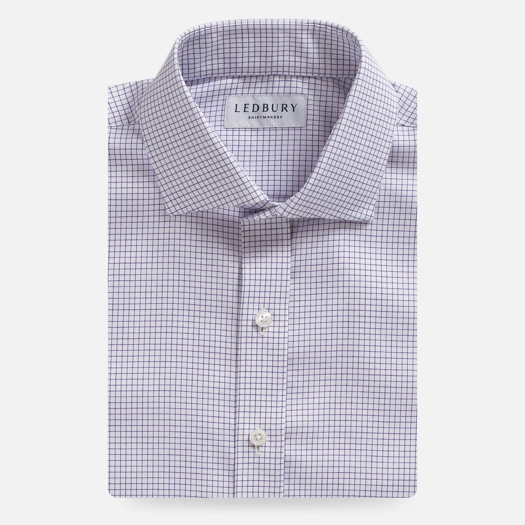 The Violet Faber Non Iron Twill Custom Shirt Custom Dress Shirt- Ledbury