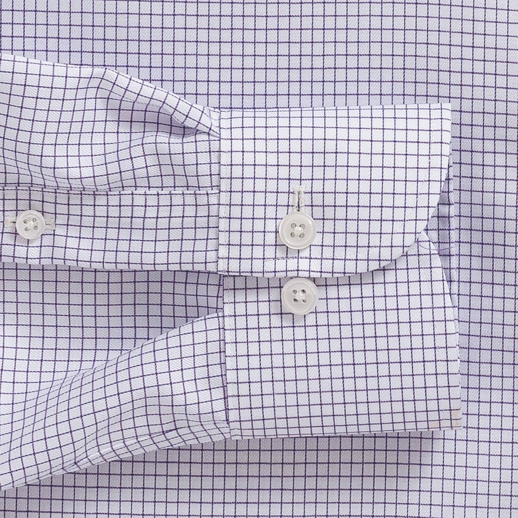 The Violet Faber Non Iron Twill Custom Shirt Custom Dress Shirt- Ledbury