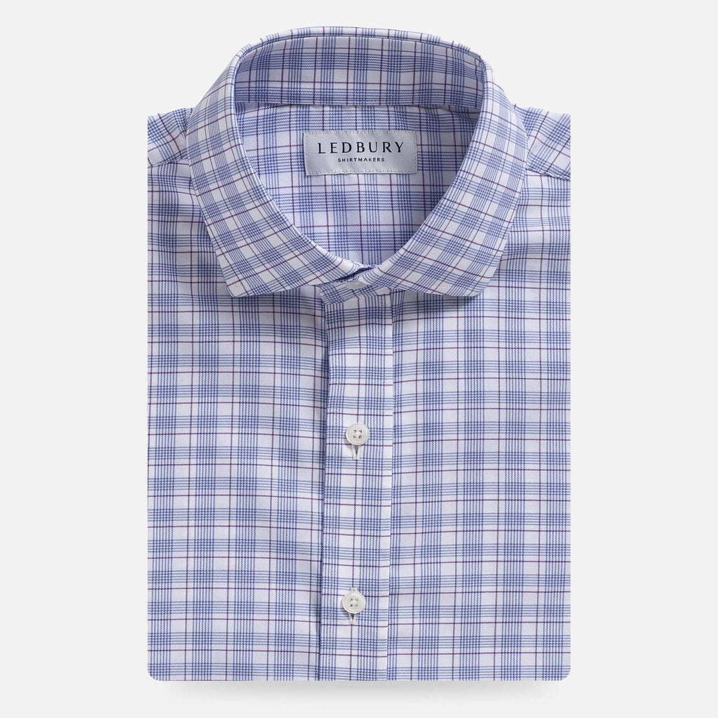 The Purple Bolton Performance Custom Shirt Custom Dress Shirt- Ledbury