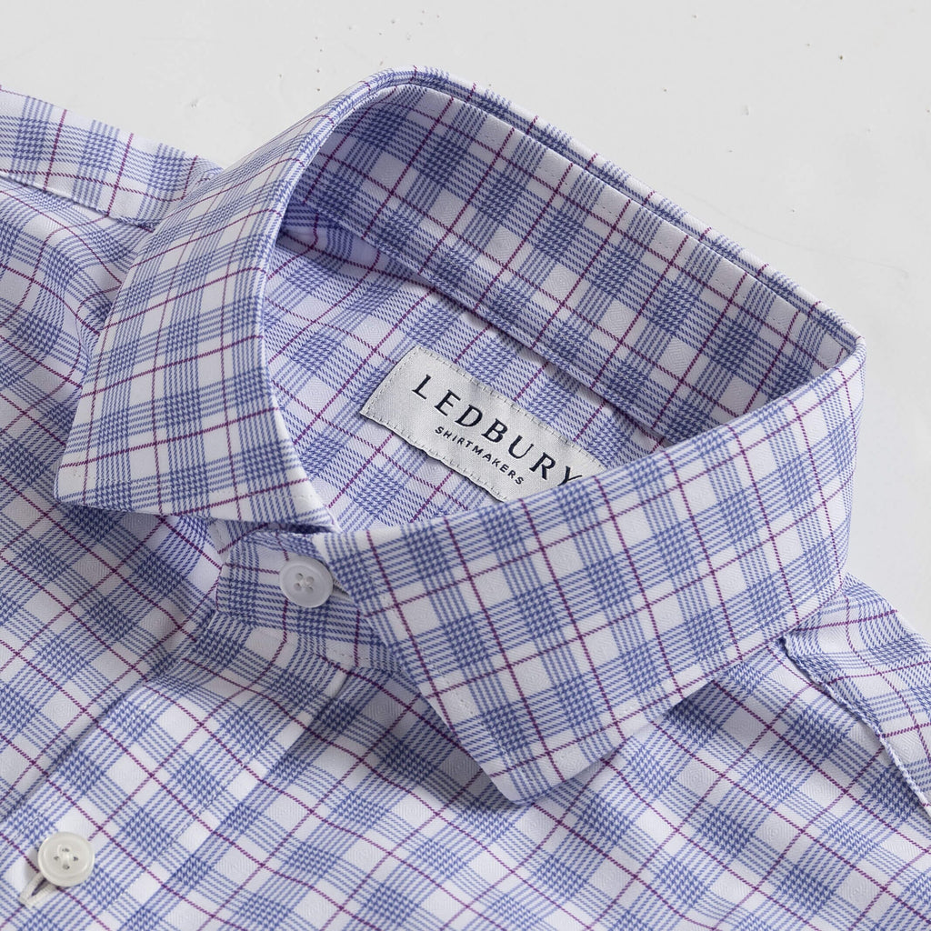 The Purple Bolton Performance Custom Shirt Custom Dress Shirt- Ledbury