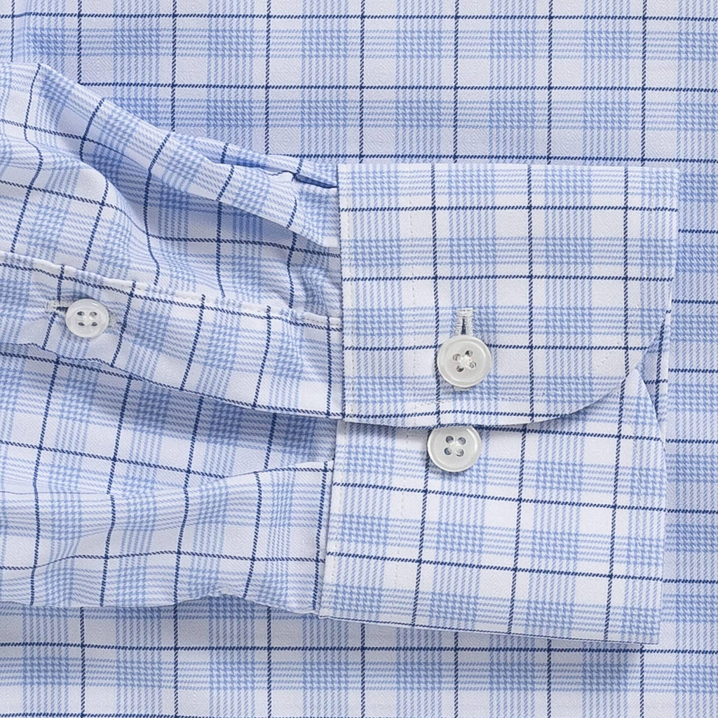 The Blue Bolton Performance Custom Shirt Custom Dress Shirt- Ledbury