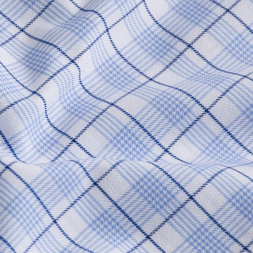 The Blue Bolton Performance Custom Shirt Custom Dress Shirt- Ledbury