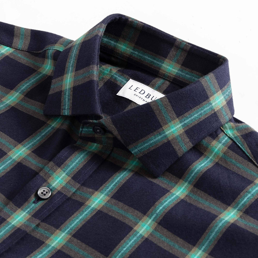 The Juniper Woodly Plaid Custom Shirt Custom Casual Shirt- Ledbury