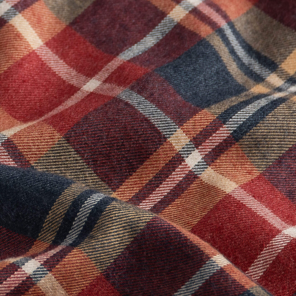 The Vintage Red Griffin Flannel Custom Shirt Custom Casual Shirt- Ledbury