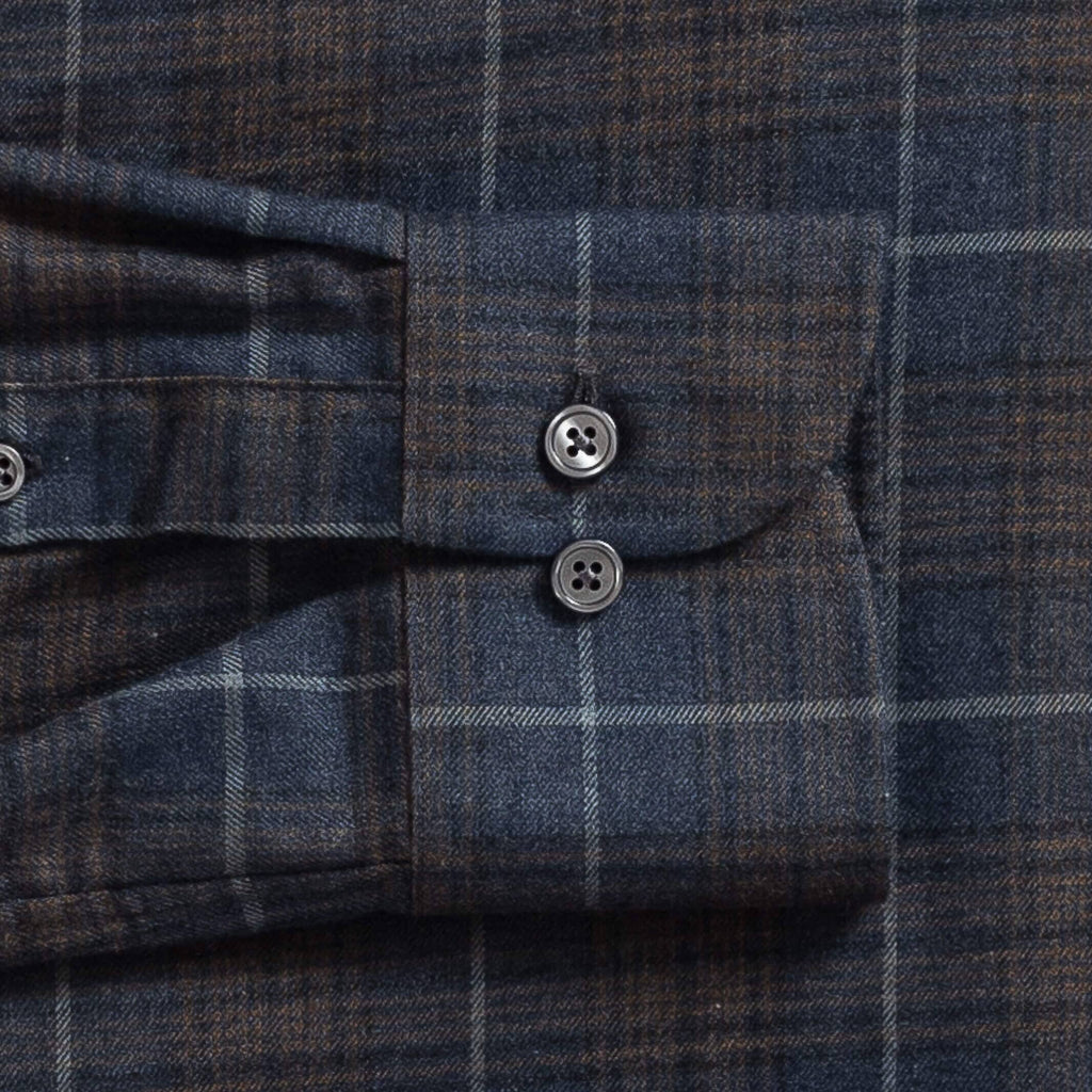 The Slate Griffin Flannel Custom Shirt Custom Casual Shirt- Ledbury