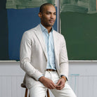 The Green Hucks Chambray Custom Shirt Custom Dress Shirt- Ledbury