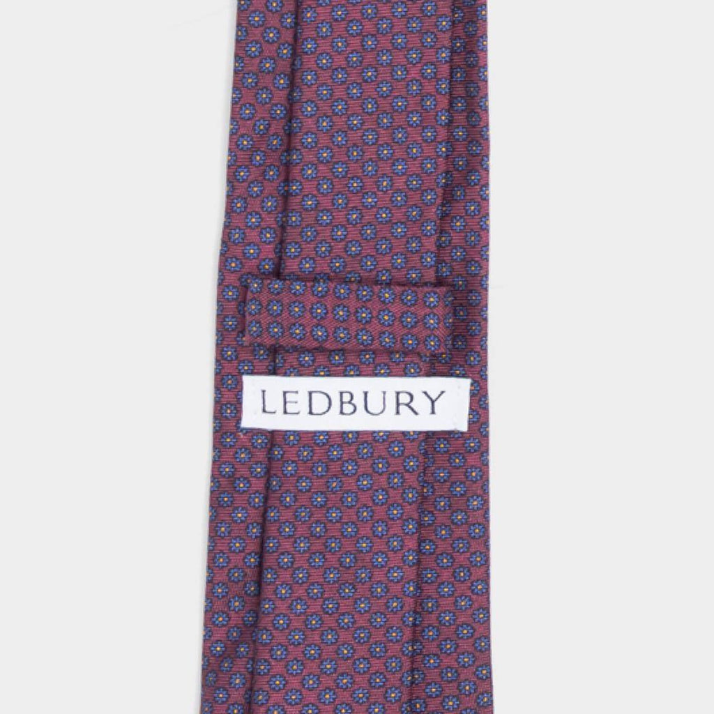 The Burgundy Byrum Tie Tie- Ledbury