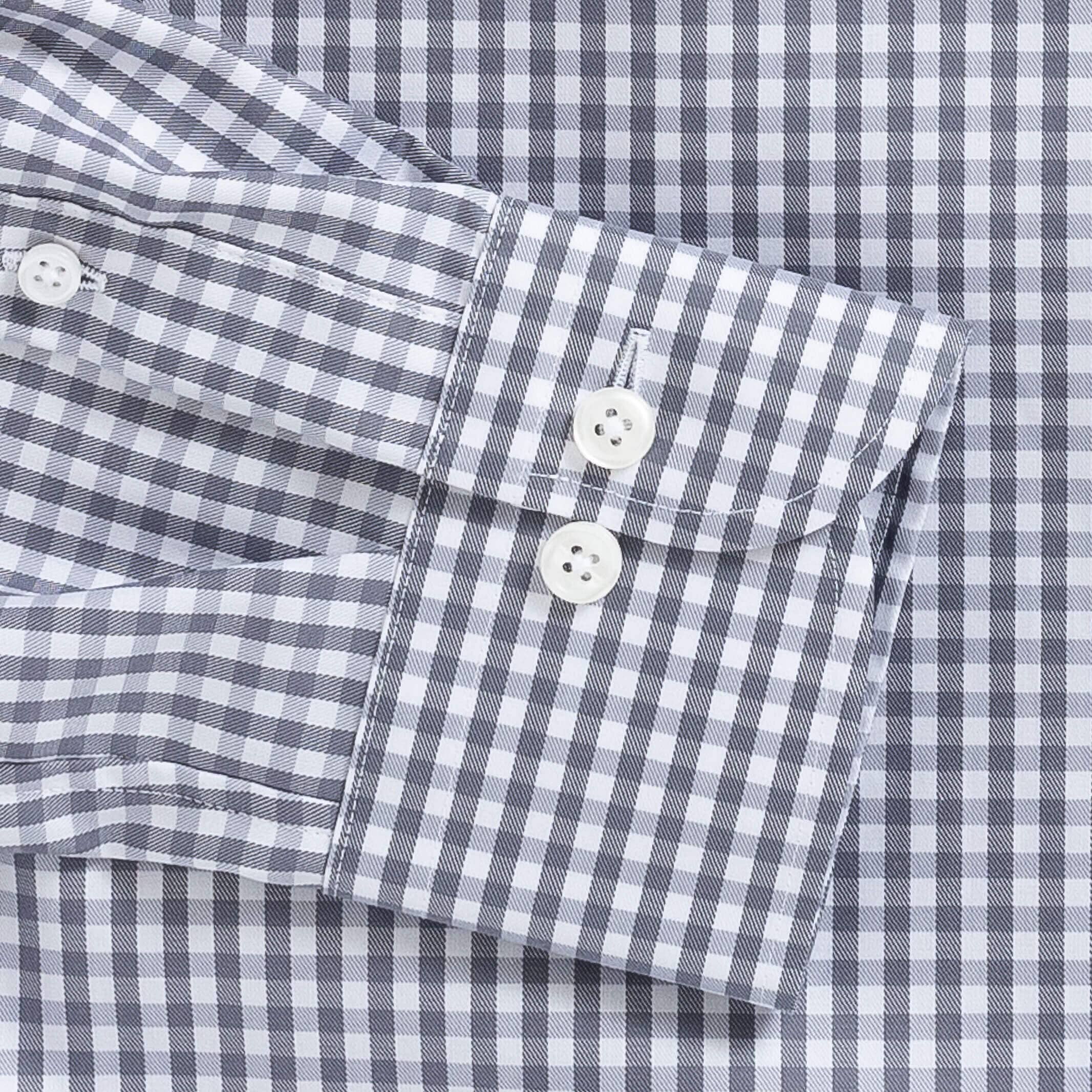 The Grey Thomas Mason Monte Gingham Custom Shirt – Ledbury