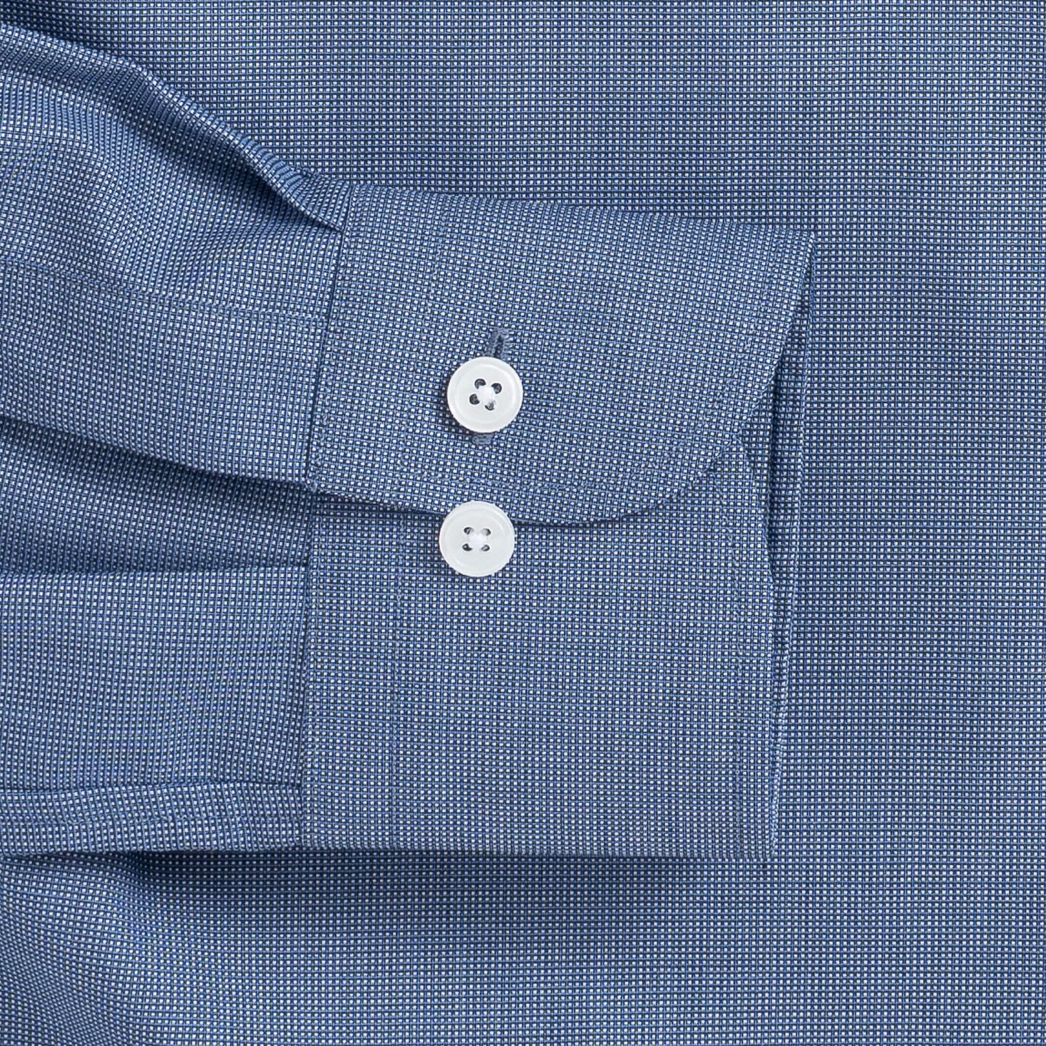 The Navy Evans Wrinkle Resistant Oxford Dress Shirt Dress Shirt- Ledbury