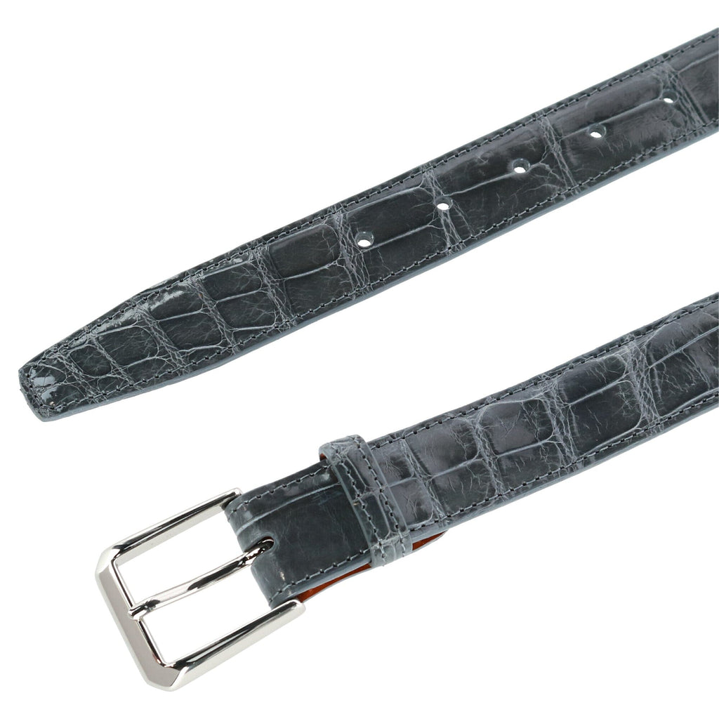 Trafalgar Genuine Glazed Alligator Belt Belt- Ledbury